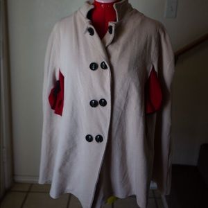 Fancy poncho style coat cape